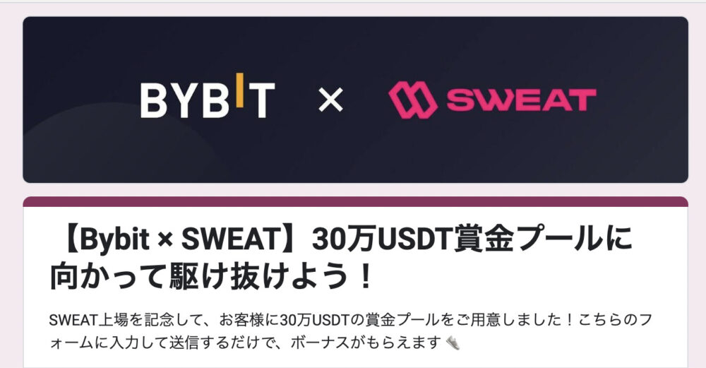 BYBIT SWEAT