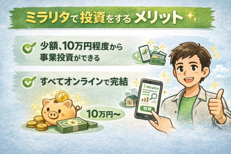 ミラリタ　メリット