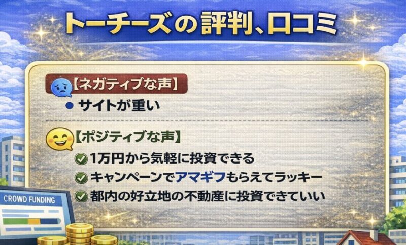 トーチーズ torches 評判　口コミ