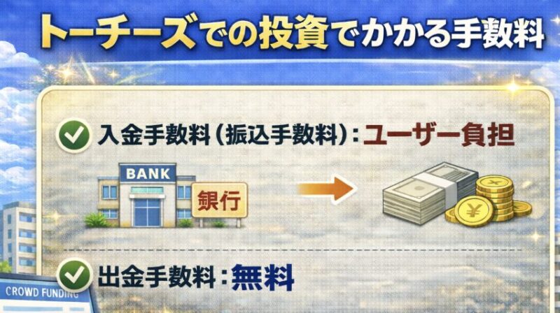 トーチーズ　手数料