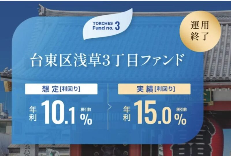 トーチーズ　償還