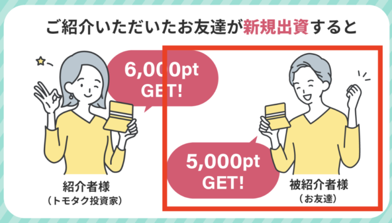 トモタク　紹介キャンペーン