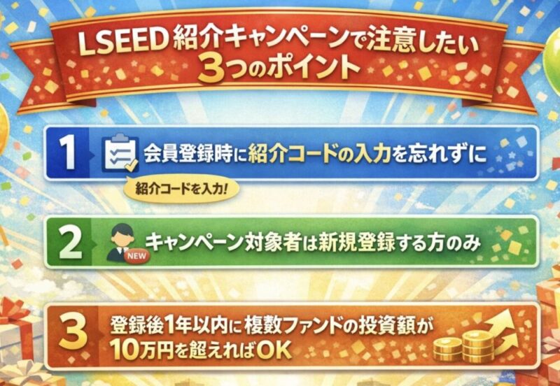 LSEED 紹介キャンペーン